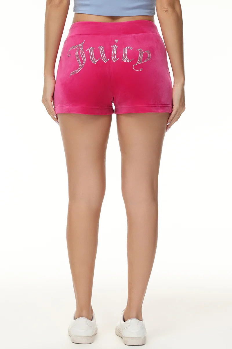 Juicy couture velour shorts best sale