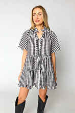 Load image into Gallery viewer, Lakin Black Check Dress
