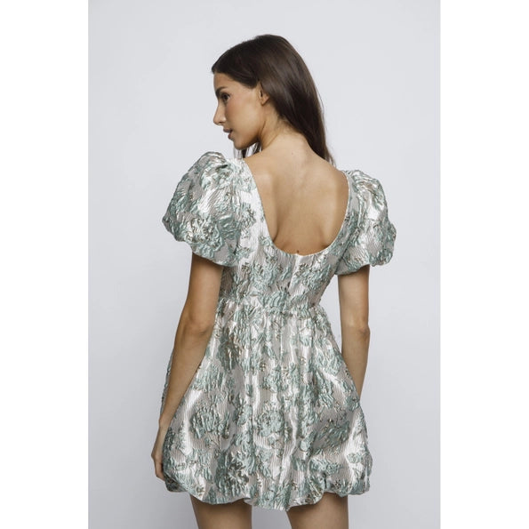 Metallic Brocade Dress Large