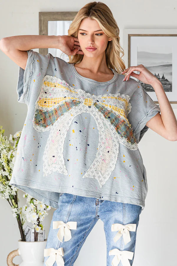 Ribbon Patch Top