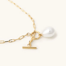 Load image into Gallery viewer, Pearl Toggle Necklace
