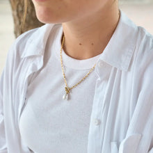 Load image into Gallery viewer, Pearl Toggle Necklace

