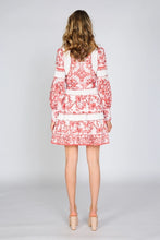 Load image into Gallery viewer, Red Chinoiserie Dress
