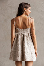 Load image into Gallery viewer, Textured Jacquard Bow Dress
