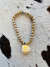Load image into Gallery viewer, Rose Beaded Necklace
