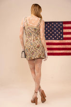 Load image into Gallery viewer, Floral Tapestry Corset Dress
