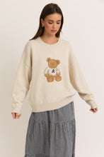 Load image into Gallery viewer, Teddy Bear Cherry Sweater
