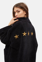 Load image into Gallery viewer, Stars Aligned Black Knitted Shrug
