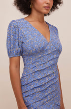 Load image into Gallery viewer, Amaris Blue Floral Dress
