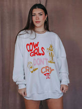 Load image into Gallery viewer, Cowgirls Don&#39;t Cry Sweatshirt
