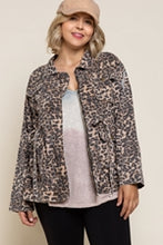 Load image into Gallery viewer, Vintage Leopard Twill Jacket
