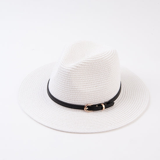 White Straw Panama Hat