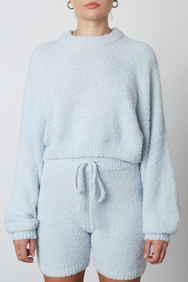 Cropped Raglan Sweater