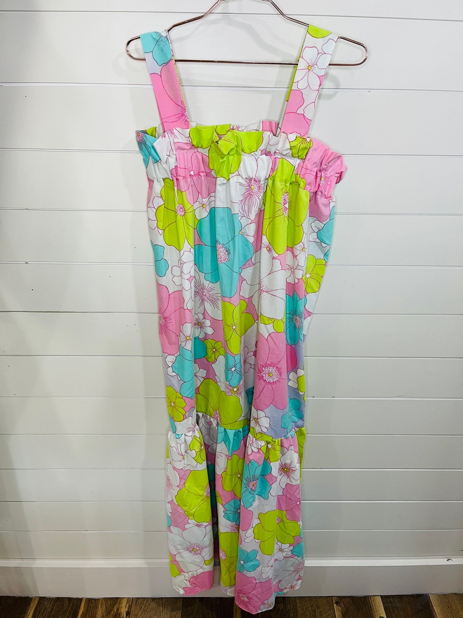 Vintage Sheet Maxi Dress – Lily Claire