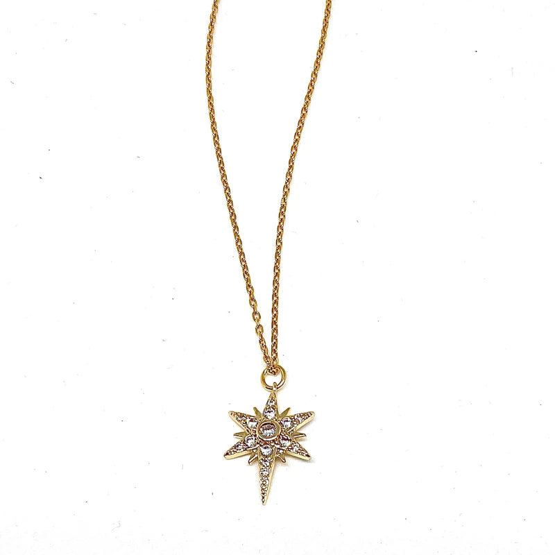 Golden Starburst Necklace