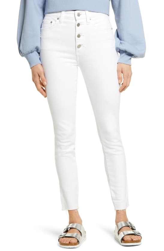 High Rise Skinny Jeans in Porcelain